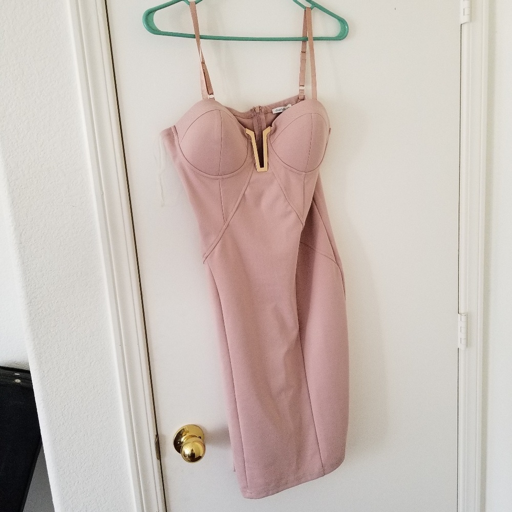 Charlotte rouse Tan dress